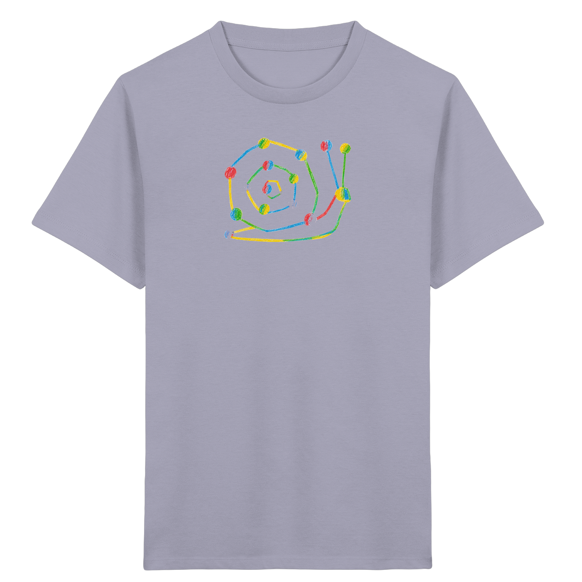 Farbpunkt Schnecke Kinder Shirt - Kinder Bio T-Shirt
