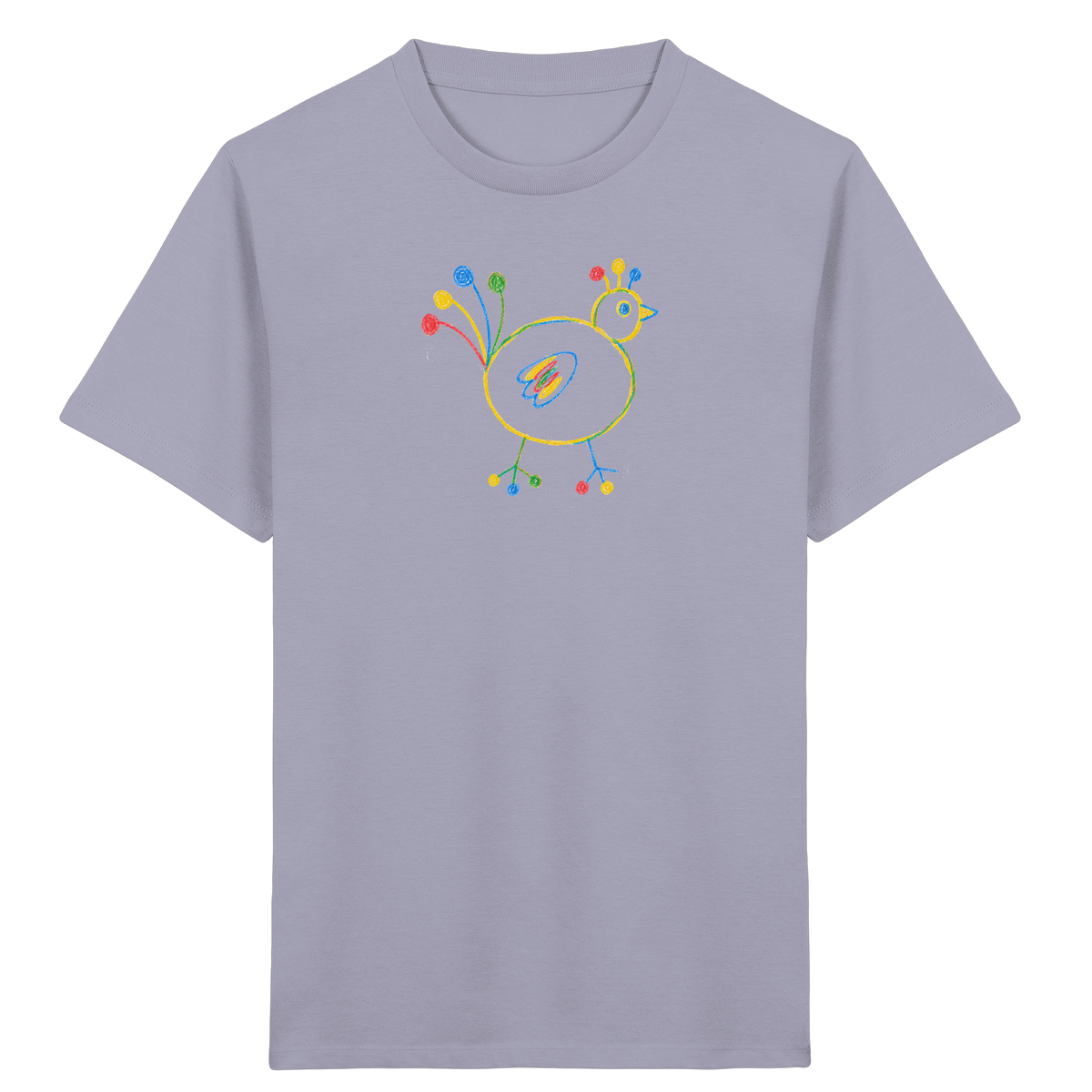 Farbpunkt-Huhn für Kinder - Kinder Bio T-Shirt