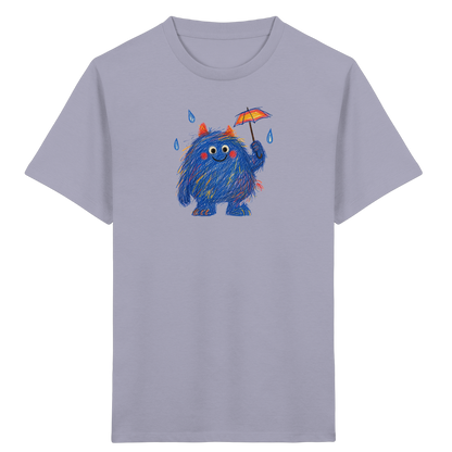 Regenschirmzottel im Regen - Kinder Bio T-Shirt
