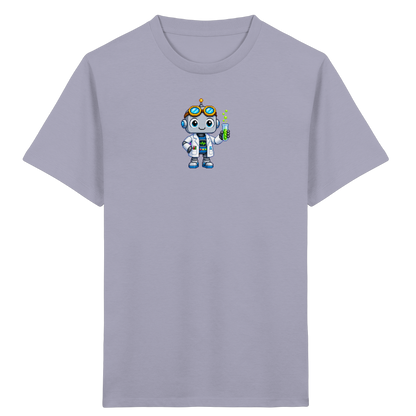 Pixel Roboter Wissenschaftler: Fröhliches Kinder T-Shirt - Kinder T-Shirt