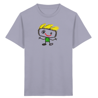 Kritzelkopf mit Windhaar - Kinder Bio T-Shirt