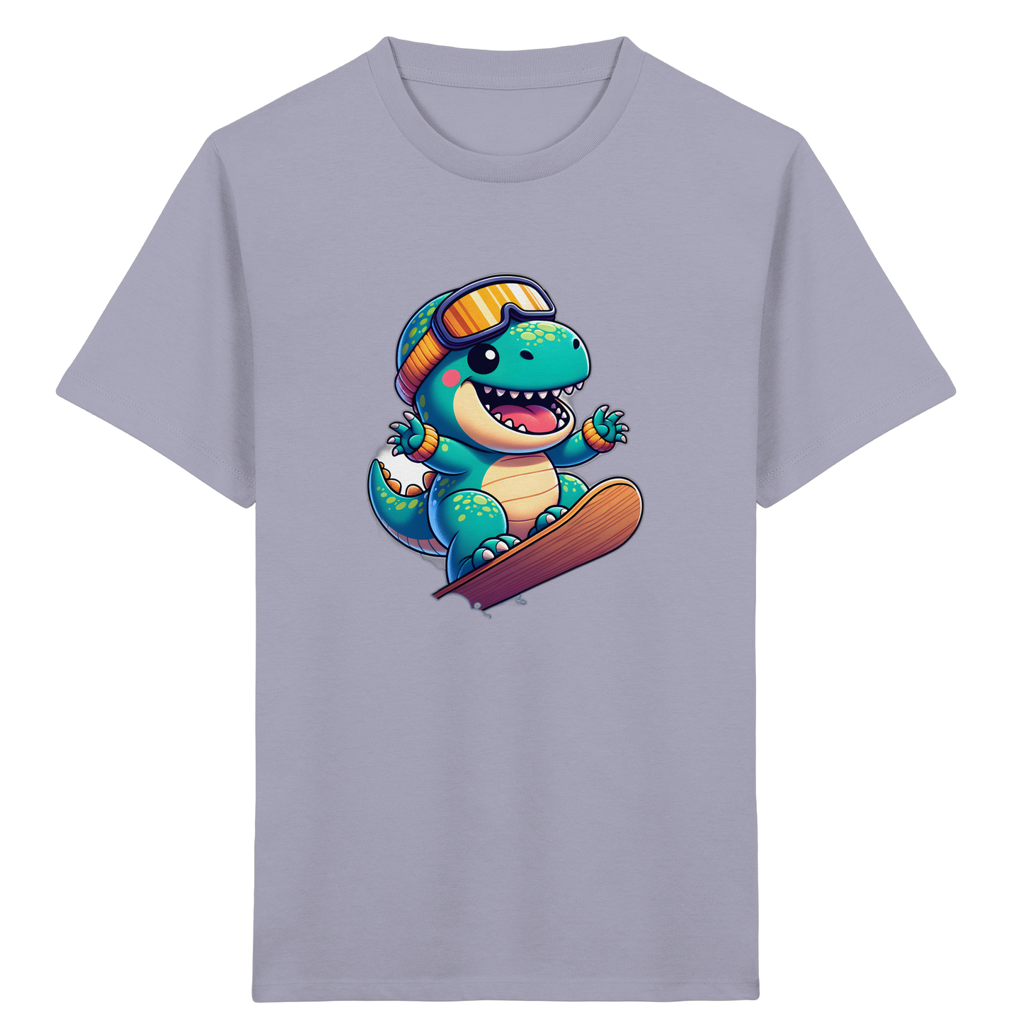Dino Snowboard T-Shirt: Abenteuer pur!