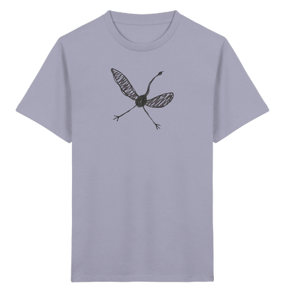 Kranich von oben - Kinder Bio T-Shirt