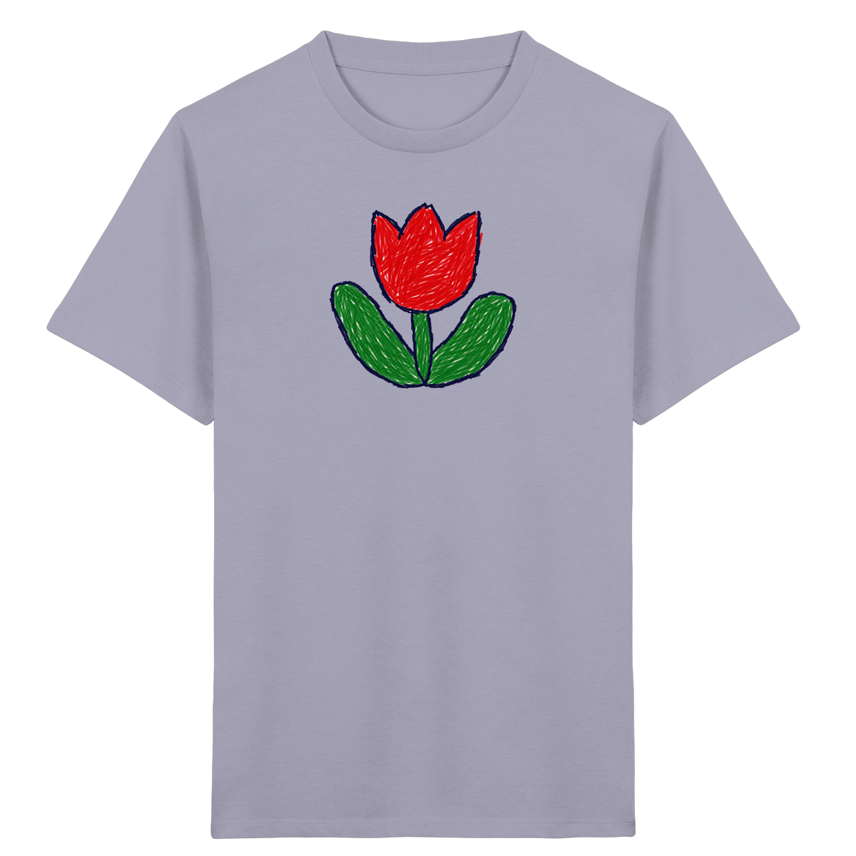 Kritzel Tulpe Kinder Shirt - Kinder Bio T-Shirt