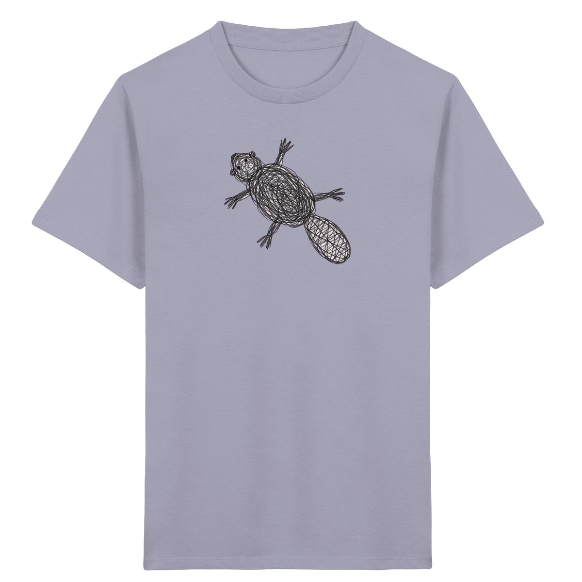 Biber von oben - Kinder Bio T-Shirt