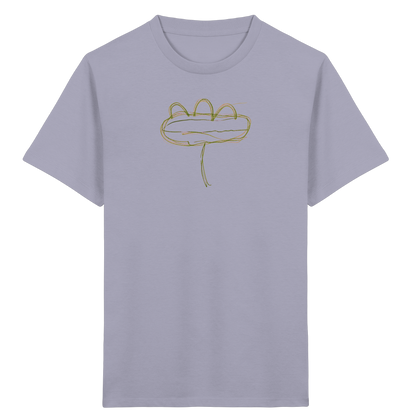 Moosgrüne Linieninsel Kinder T-Shirt - Kinder Bio T-Shirt