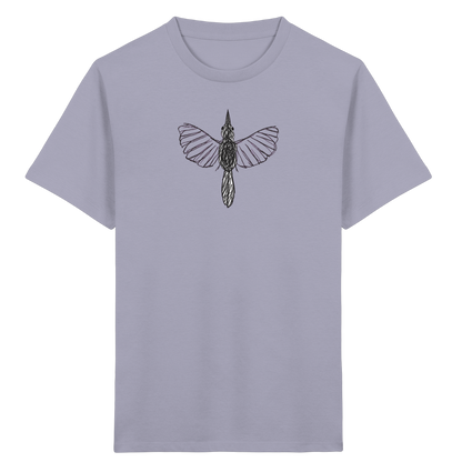 Specht von oben gezeichnet - Kinder Bio T-Shirt