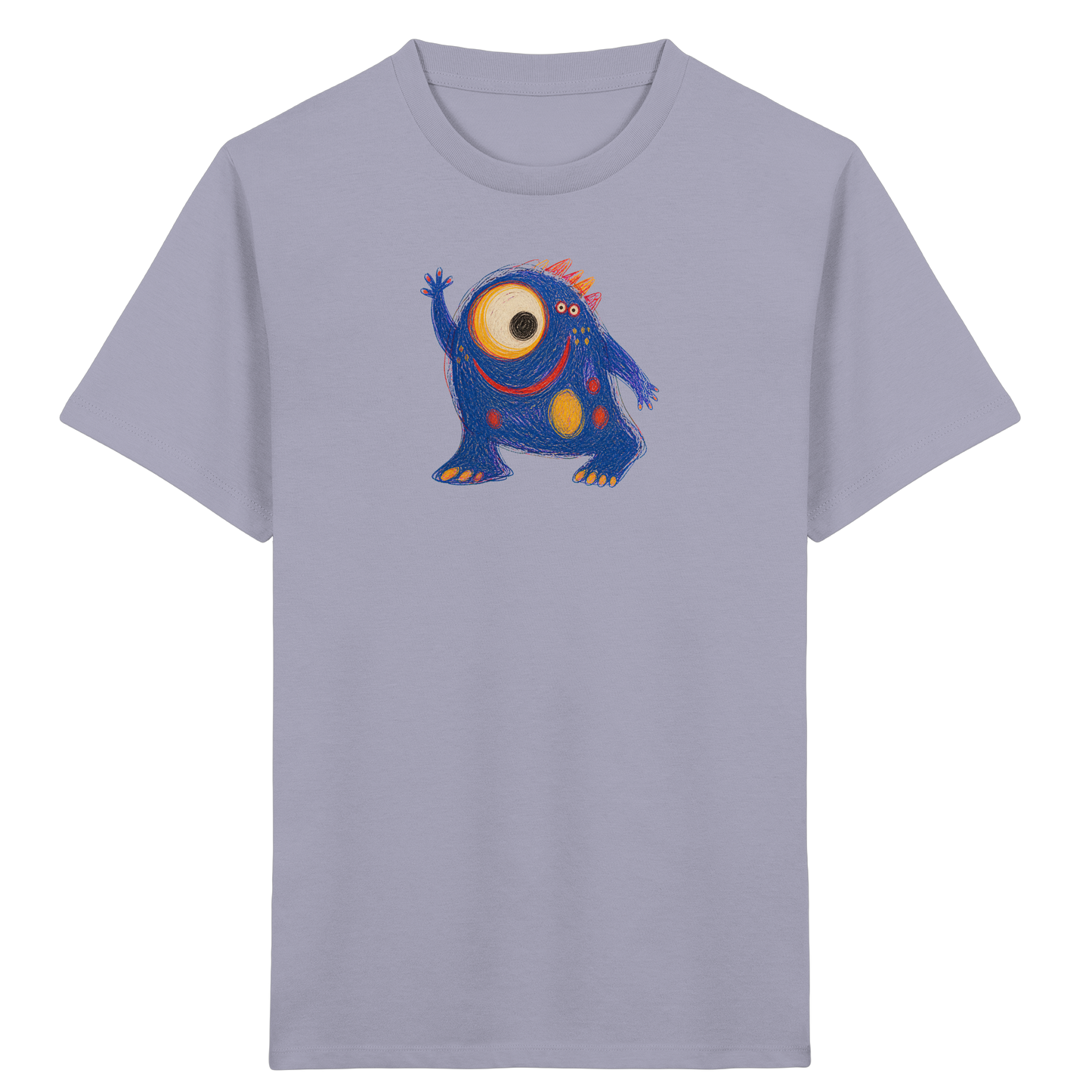 Kullerauge Kritzelmonster Kinder Shirt - Kinder Bio T-Shirt