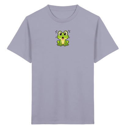Überraschter Frosch: Kinder T-Shirt Grün - Kinder Bio T-Shirt