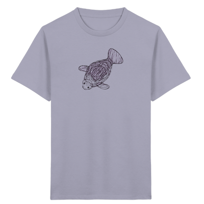 Seekuh von oben gezeichnet - Kinder Bio T-Shirt