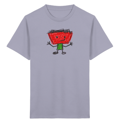 Kritzelkopf mit Zackenhaar - Kinder Bio T-Shirt