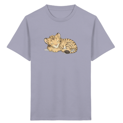Schlafendes Tigerjunges Kinder T-Shirt - Kinder Bio T-Shirt