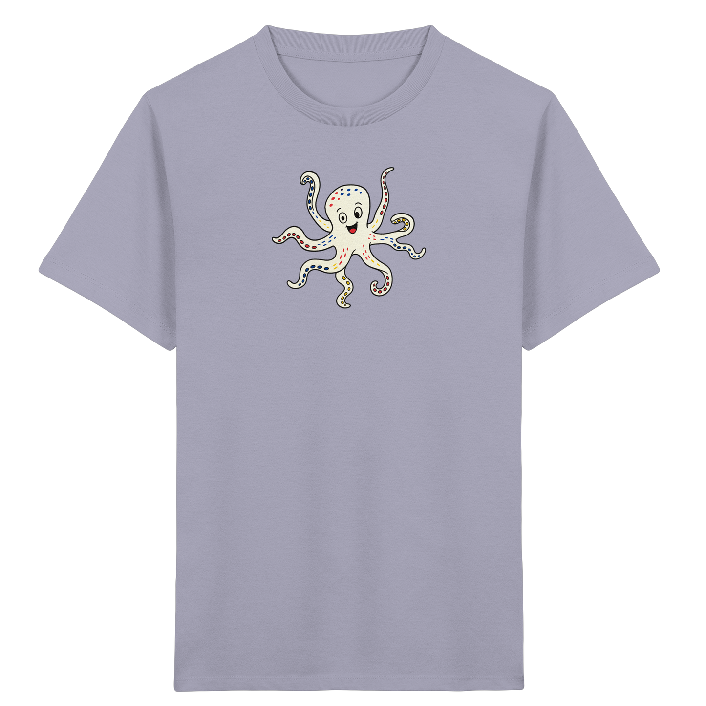 Fröhliches Kraken T-Shirt für Kinder - Kinder Bio T-Shirt
