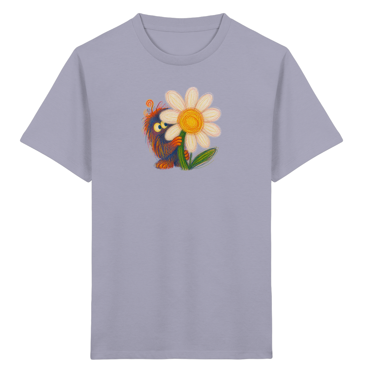 Gänseblümchen Monster Kinder T-Shirt - Kinder Bio T-Shirt