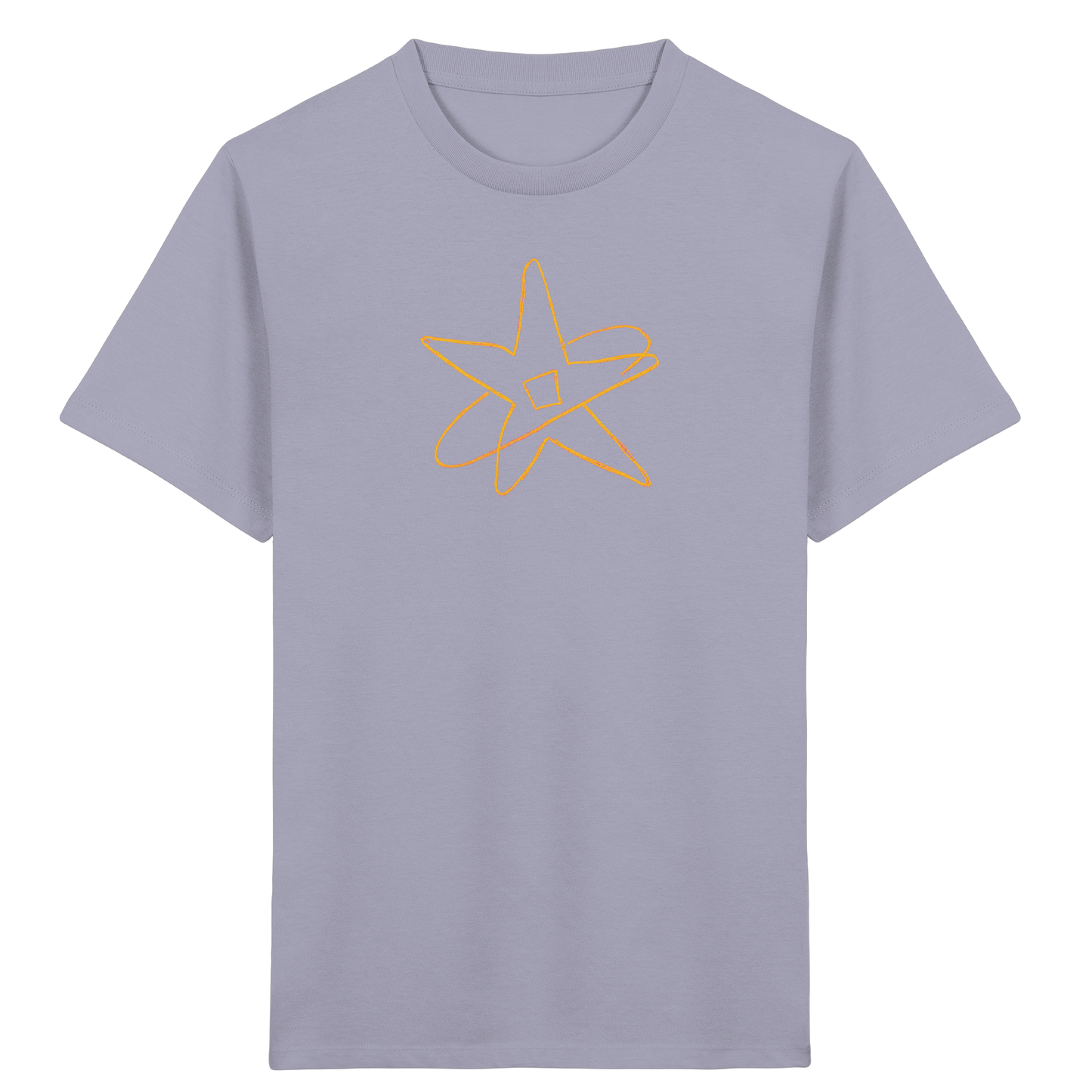 Goldgelber Wackelstern für Kinder - Kinder Bio T-Shirt