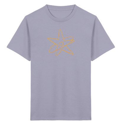 Goldgelber Wackelstern für Kinder - Kinder Bio T-Shirt