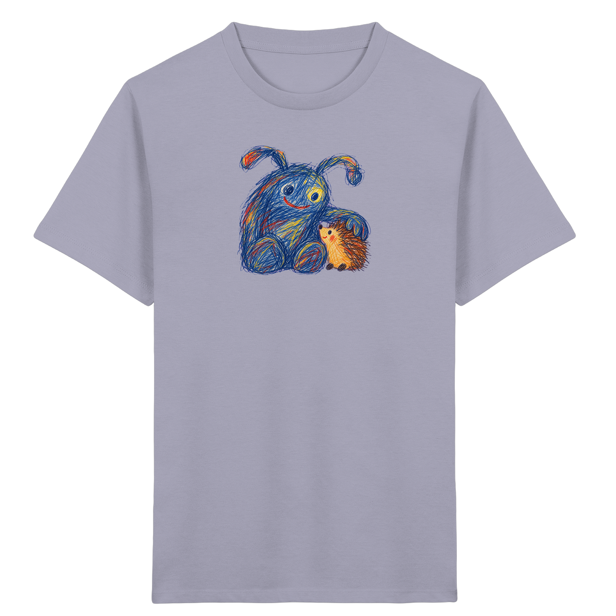 Igelkumpel Monster Freundschaft - Kinder Bio T-Shirt
