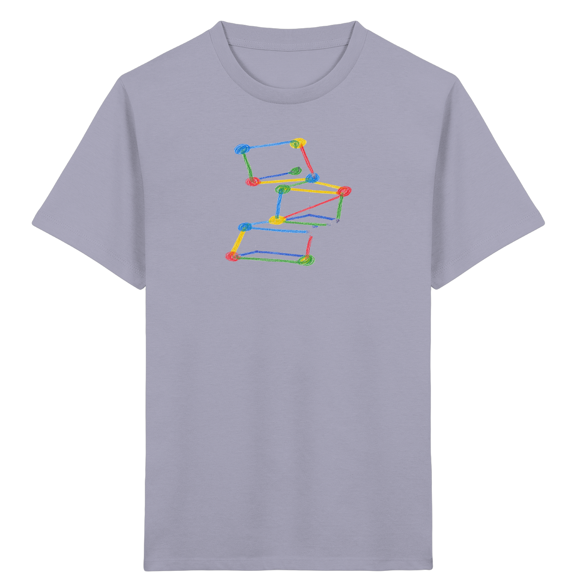 Bunte Bauklötze Farbpunkt - Kinder Bio T-Shirt