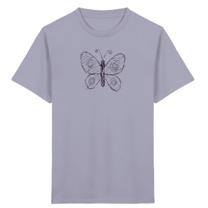 Schmetterling von oben - Kinder Bio T-Shirt