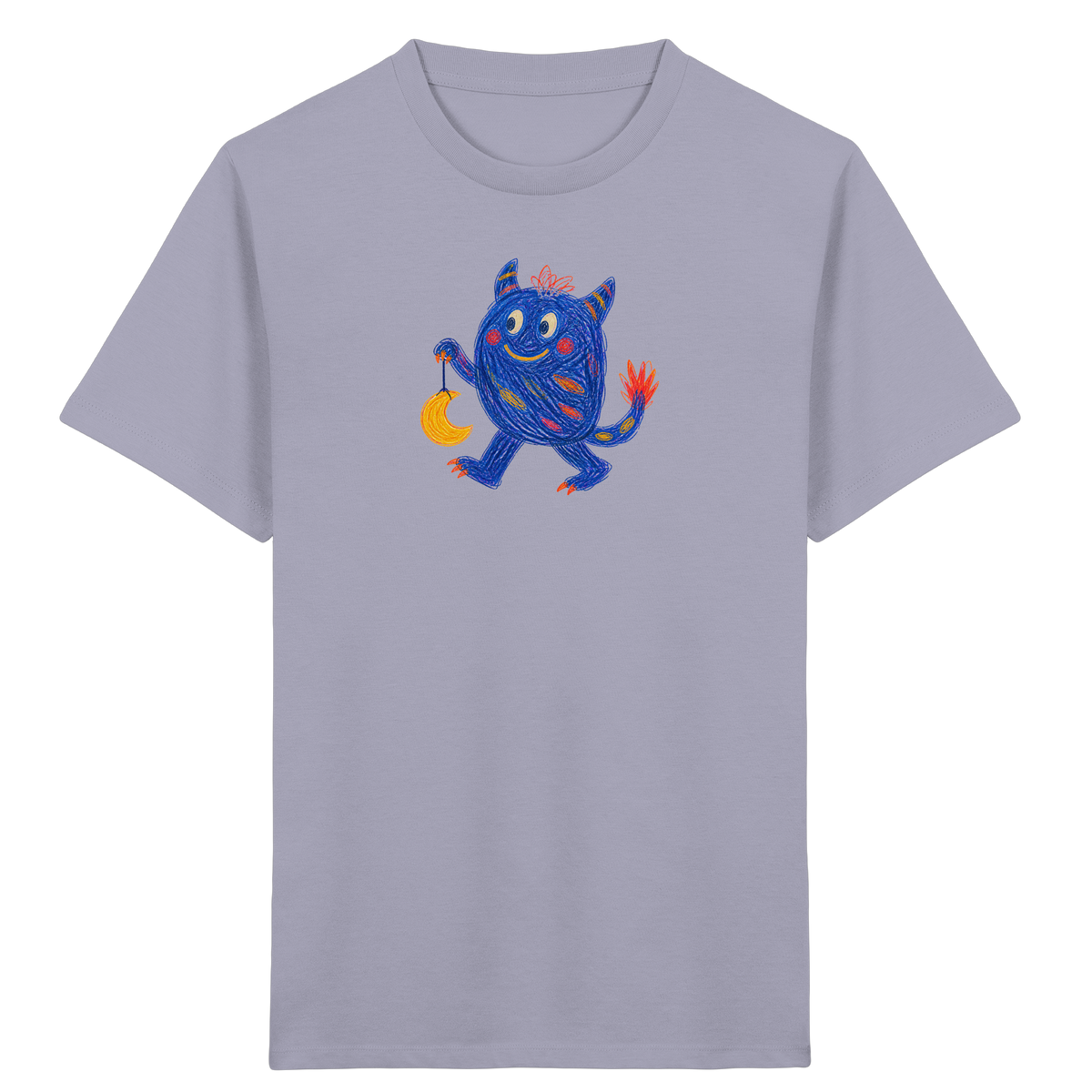 Mondlaterne Monster Kinder T-Shirt - Kinder Bio T-Shirt