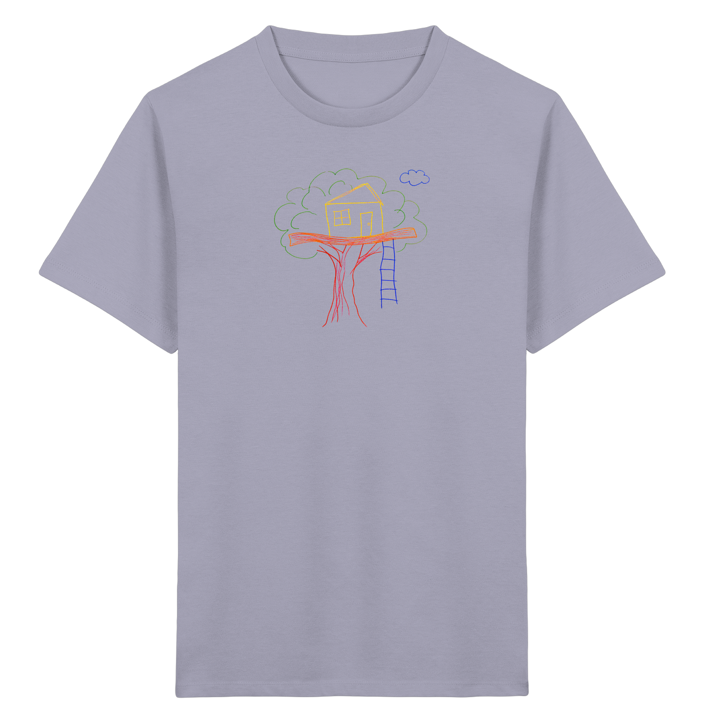 Verspieltes Baumhaus T-Shirt für Abenteurer - Kinder Bio T-Shirt