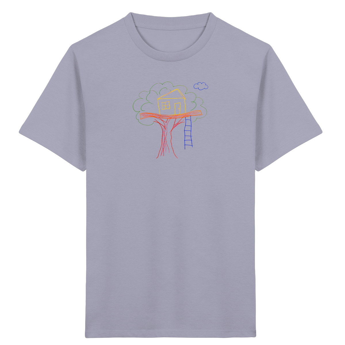 Verspieltes Baumhaus T-Shirt für Abenteurer - Kinder Bio T-Shirt