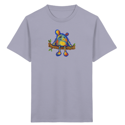 Astsitzer Kritzelmonster auf Ast - Kinder Bio T-Shirt