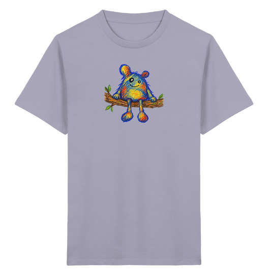 Astsitzer Kritzelmonster auf Ast - Kinder Bio T-Shirt