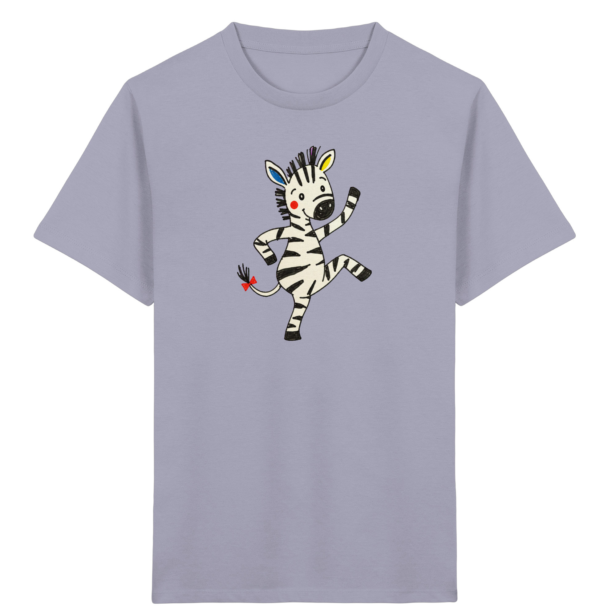 Zebra T-Shirt für Kinder mit tanzendem Motiv