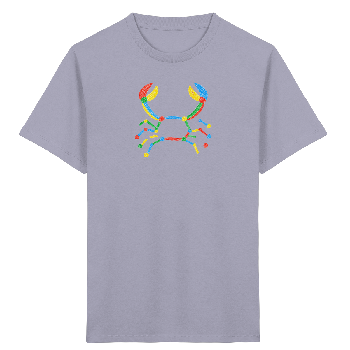 Bunte Farbpunkt Krabbe - Kinder Bio T-Shirt