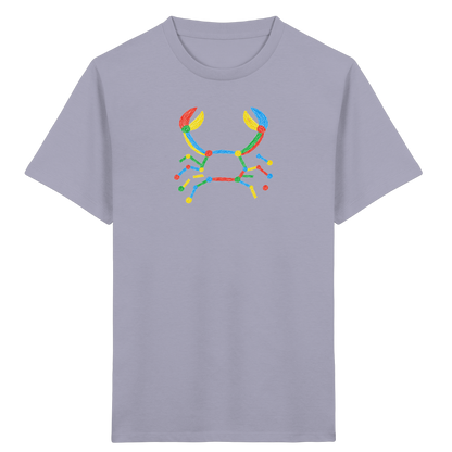 Bunte Farbpunkt Krabbe - Kinder Bio T-Shirt