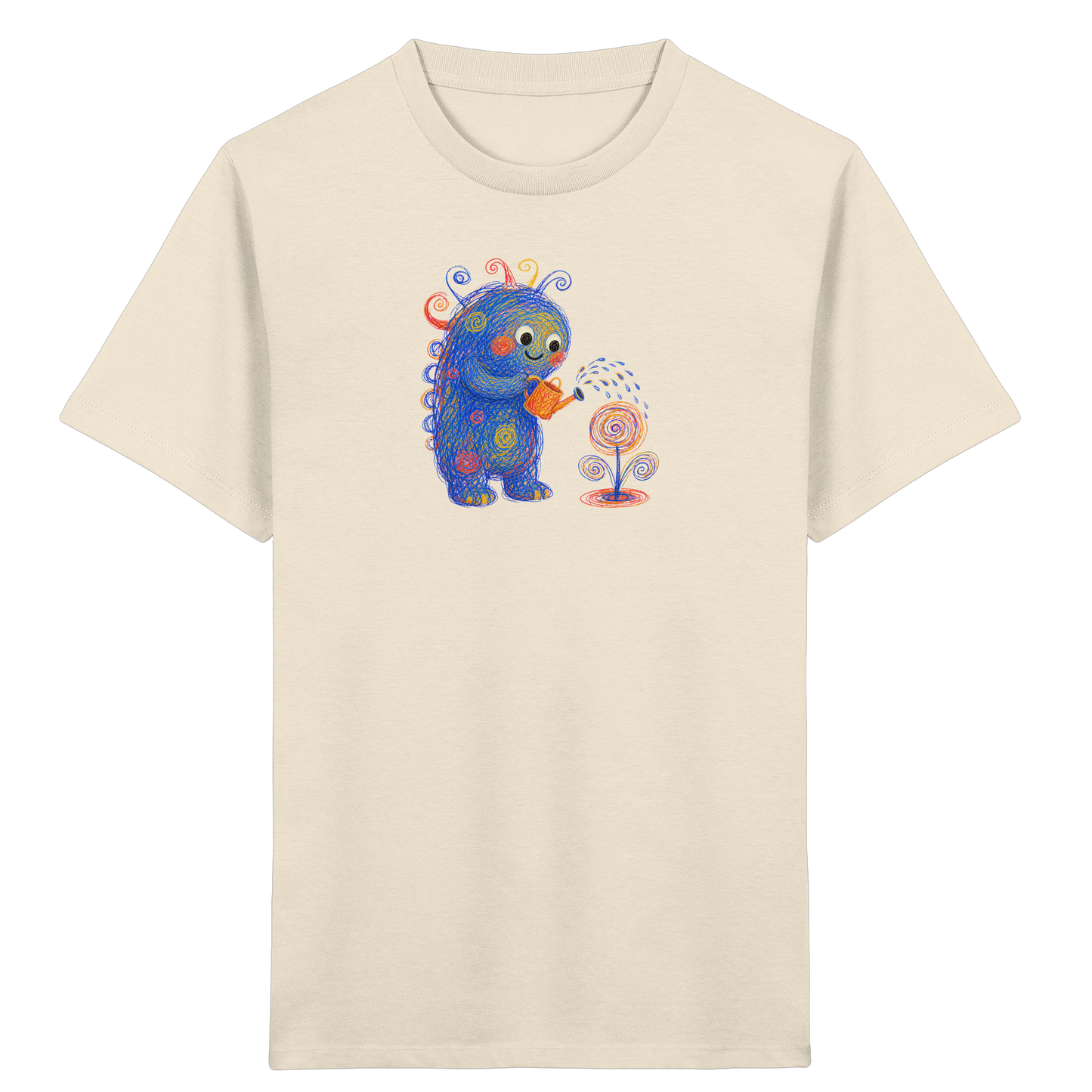 Kringelblume Monster Kinder T-Shirt - Kinder Bio T-Shirt