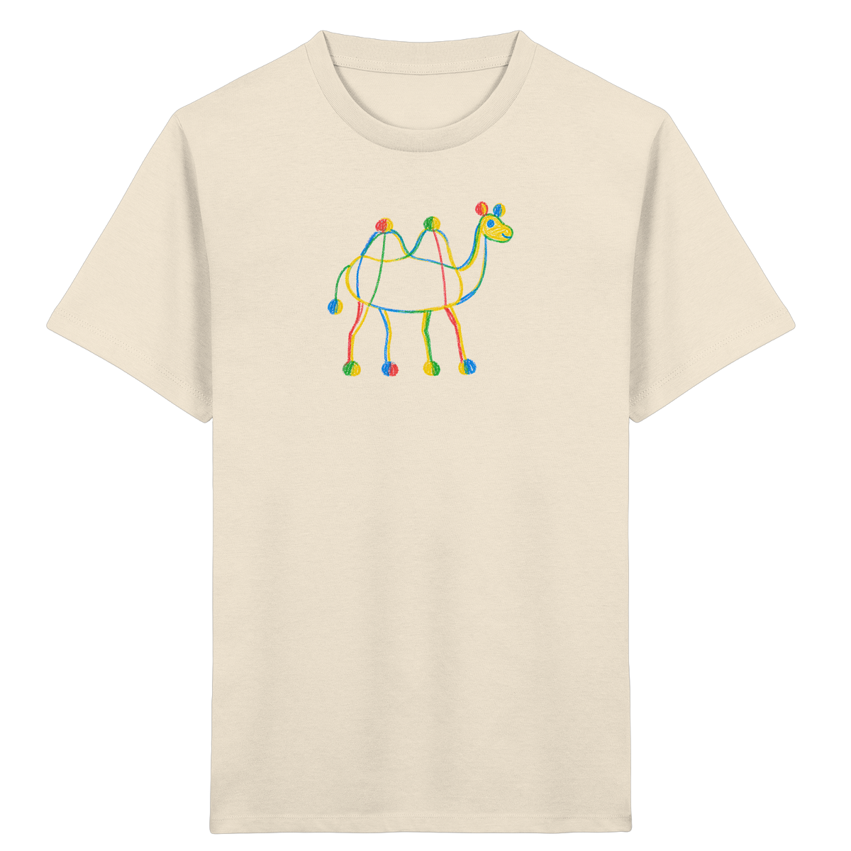 Farbpunkt Kamel Kinder Shirt - Kinder Bio T-Shirt
