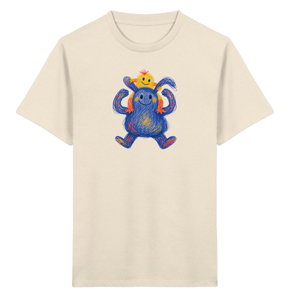 Huckepack Monster Kinder T-Shirt - Kinder Bio T-Shirt