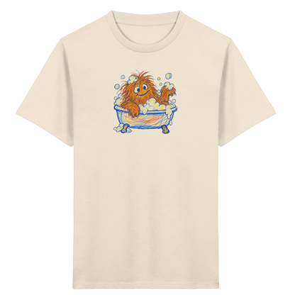 Badewannenzottel im Schaumbad - Kinder Bio T-Shirt