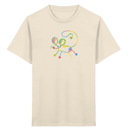 Farbpunkt Maus Kinder Shirt - Kinder Bio T-Shirt