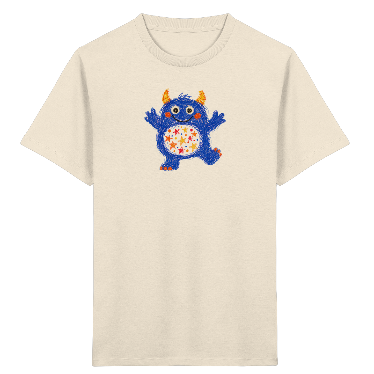 Funkelbauch Kritzelmonster Shirt - Kinder Bio T-Shirt