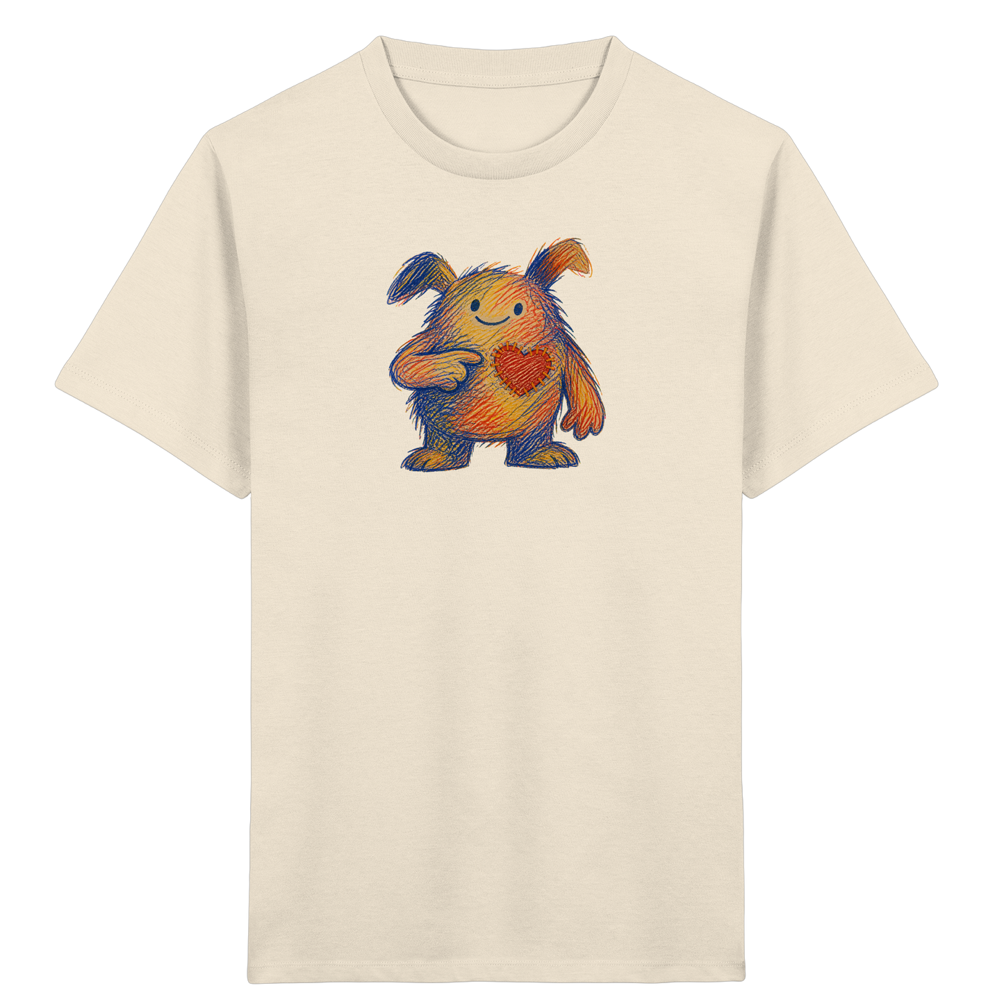 Flickenfreund Monster Kinder Shirt - Kinder Bio T-Shirt