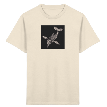 Delfin von oben - Kinder Bio T-Shirt