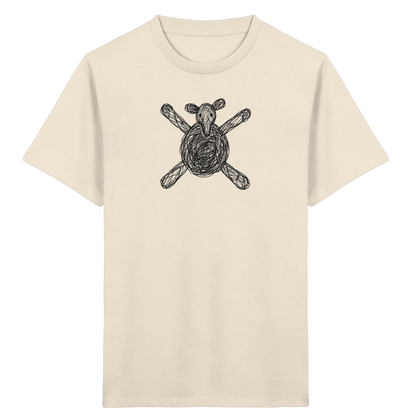 Tapir von oben gezeichnet - Kinder Bio T-Shirt