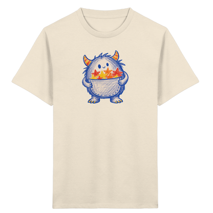 Kleines Monster mit Sternentasche - Kinder Bio T-Shirt