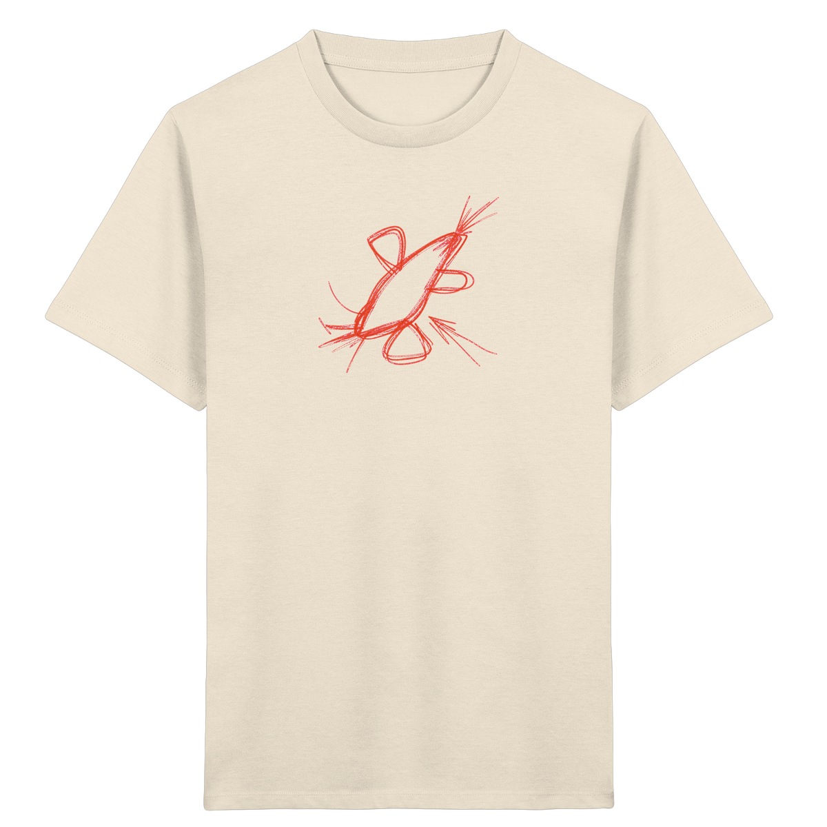 Kupferne Wackelrakete für Kinder - Kinder Bio T-Shirt