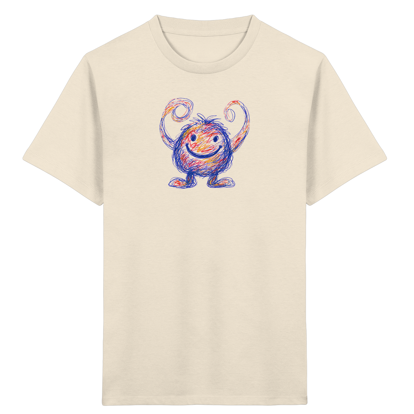 Nudelarme Kritzelmonster Shirt - Kinder Bio T-Shirt