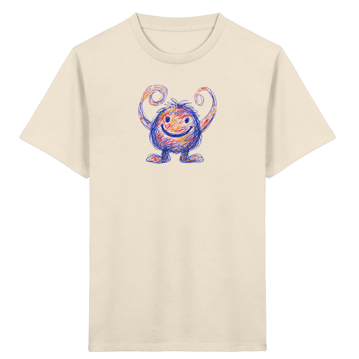 Nudelarme Kritzelmonster Shirt - Kinder Bio T-Shirt