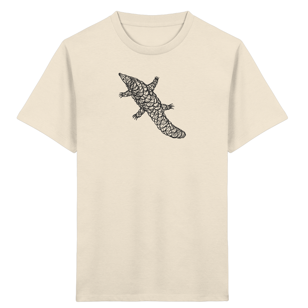 Schuppentier von oben - Kinder Bio T-Shirt