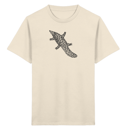 Schuppentier von oben - Kinder Bio T-Shirt