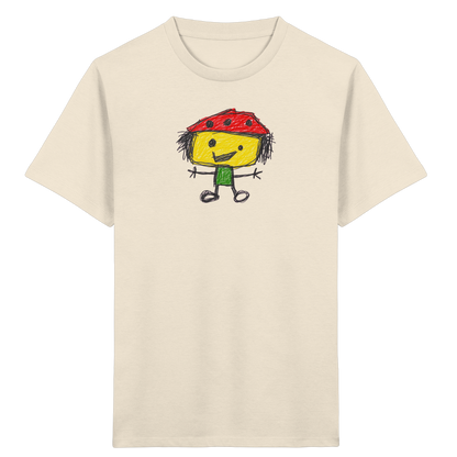Kritzelkopf mit Tupfenhut - Kinder Bio T-Shirt