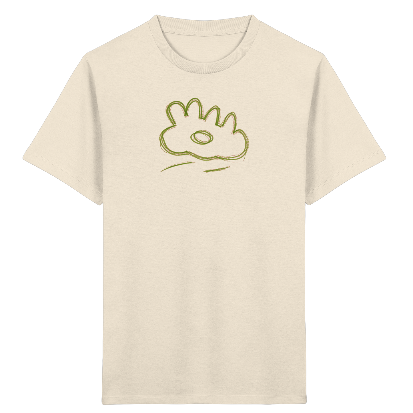 Grüne Wackelwolke Kinder T-Shirt - Kinder Bio T-Shirt