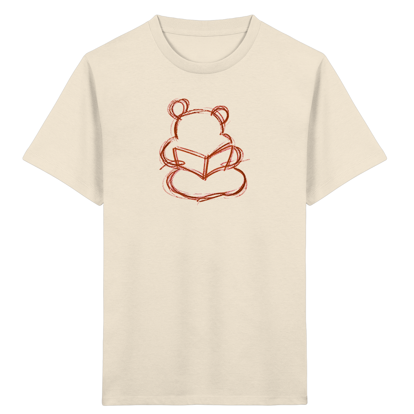 Kinder T-Shirt – Wackelbär mit offenem Buch