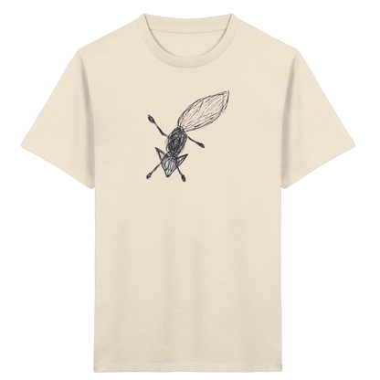 Fuchs von oben gezeichnet - Kinder Bio T-Shirt